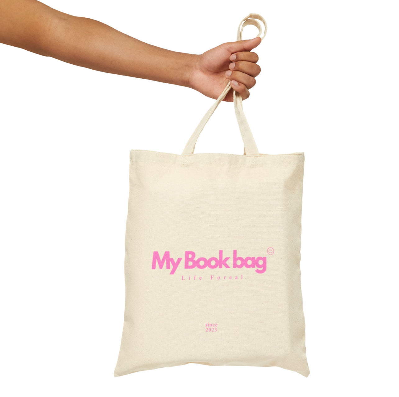 My Book Bag Tote- Pink