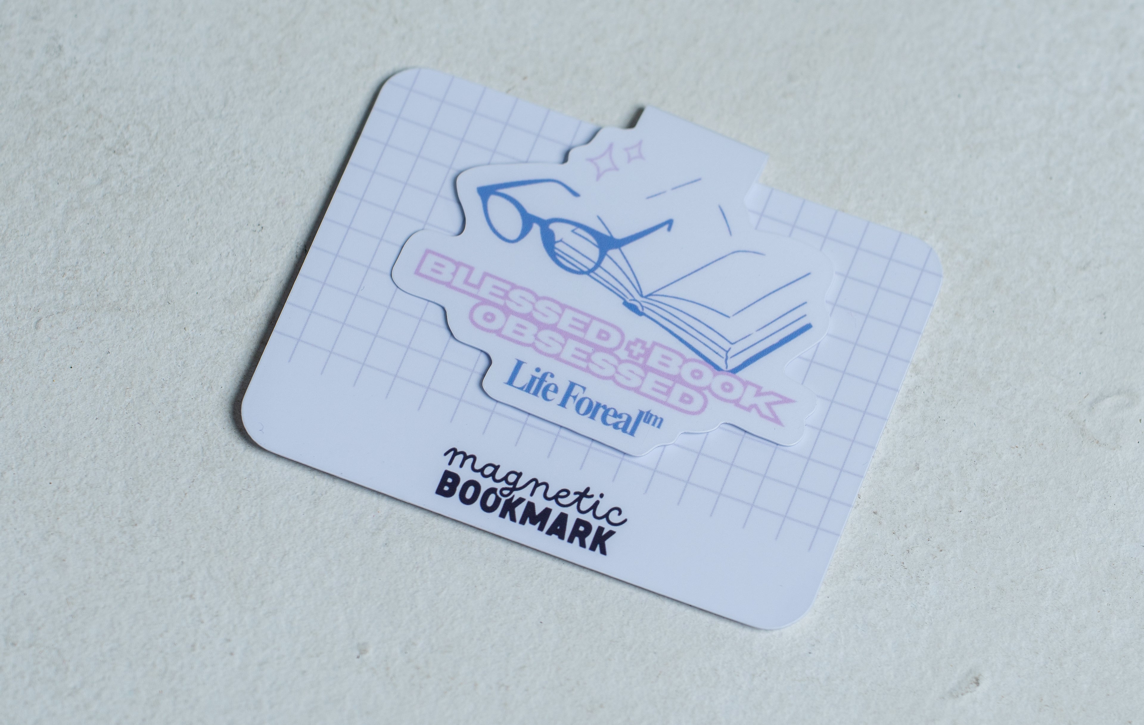 Blessed + Book Obsessed- Magnetic Bookmark