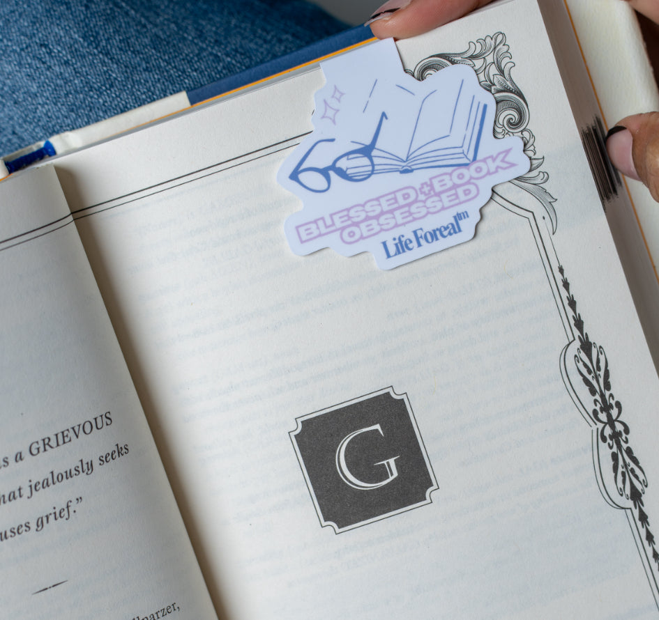 Blessed + Book Obsessed- Magnetic Bookmark