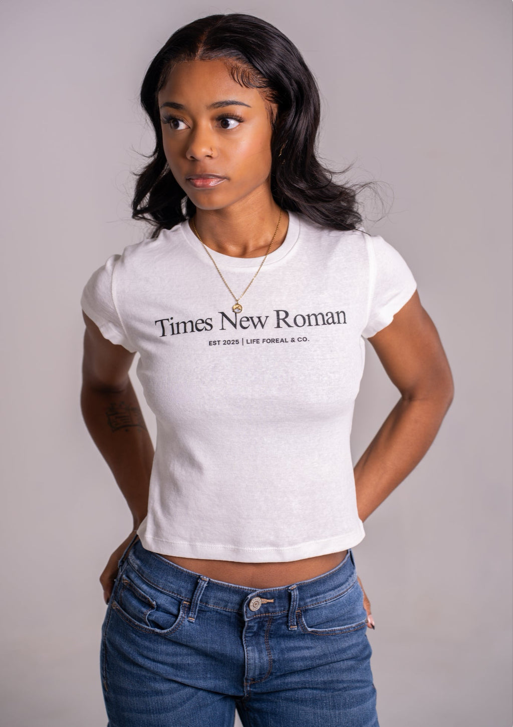 Times New Roman Crop top