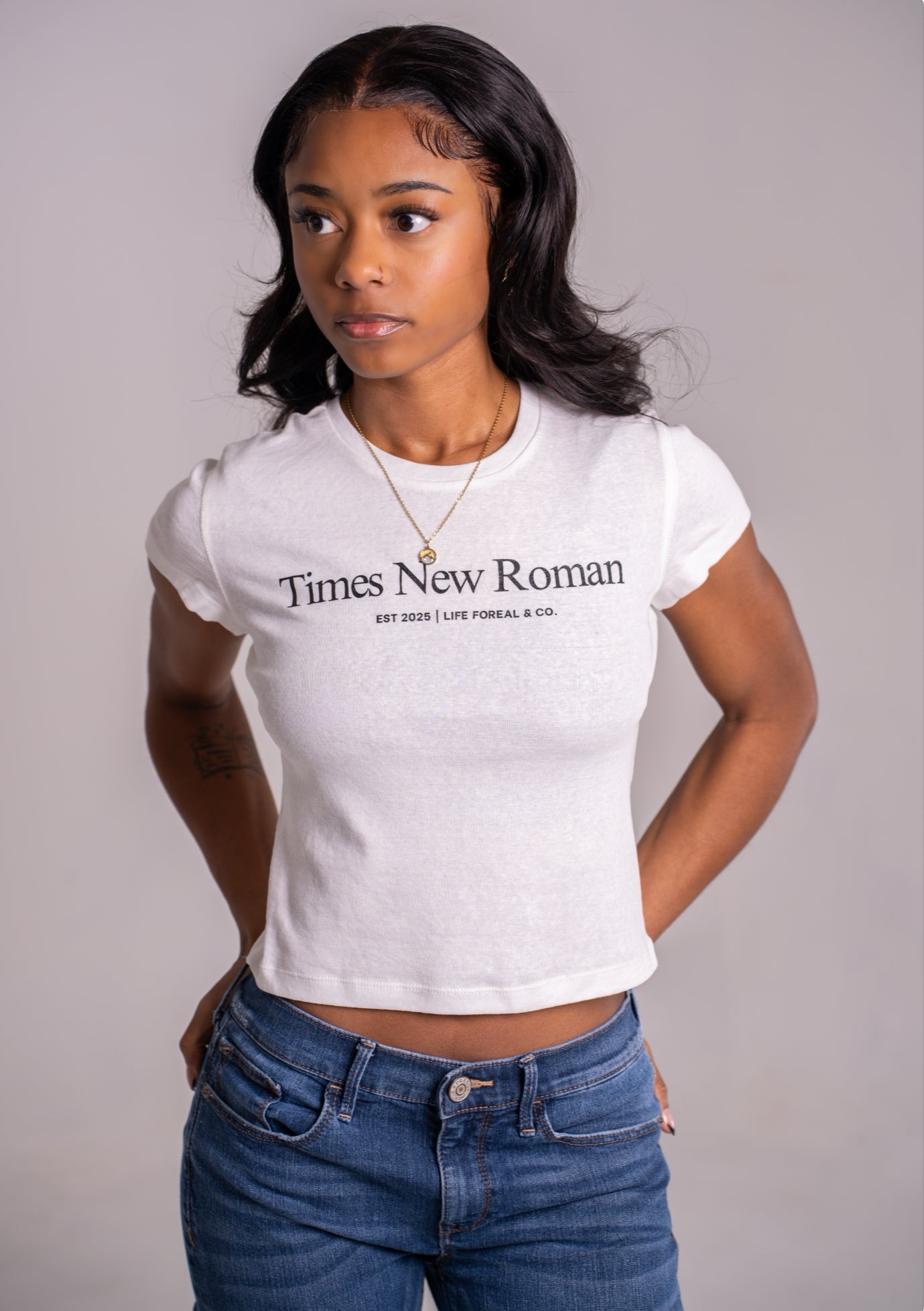 Times New Roman Crop top