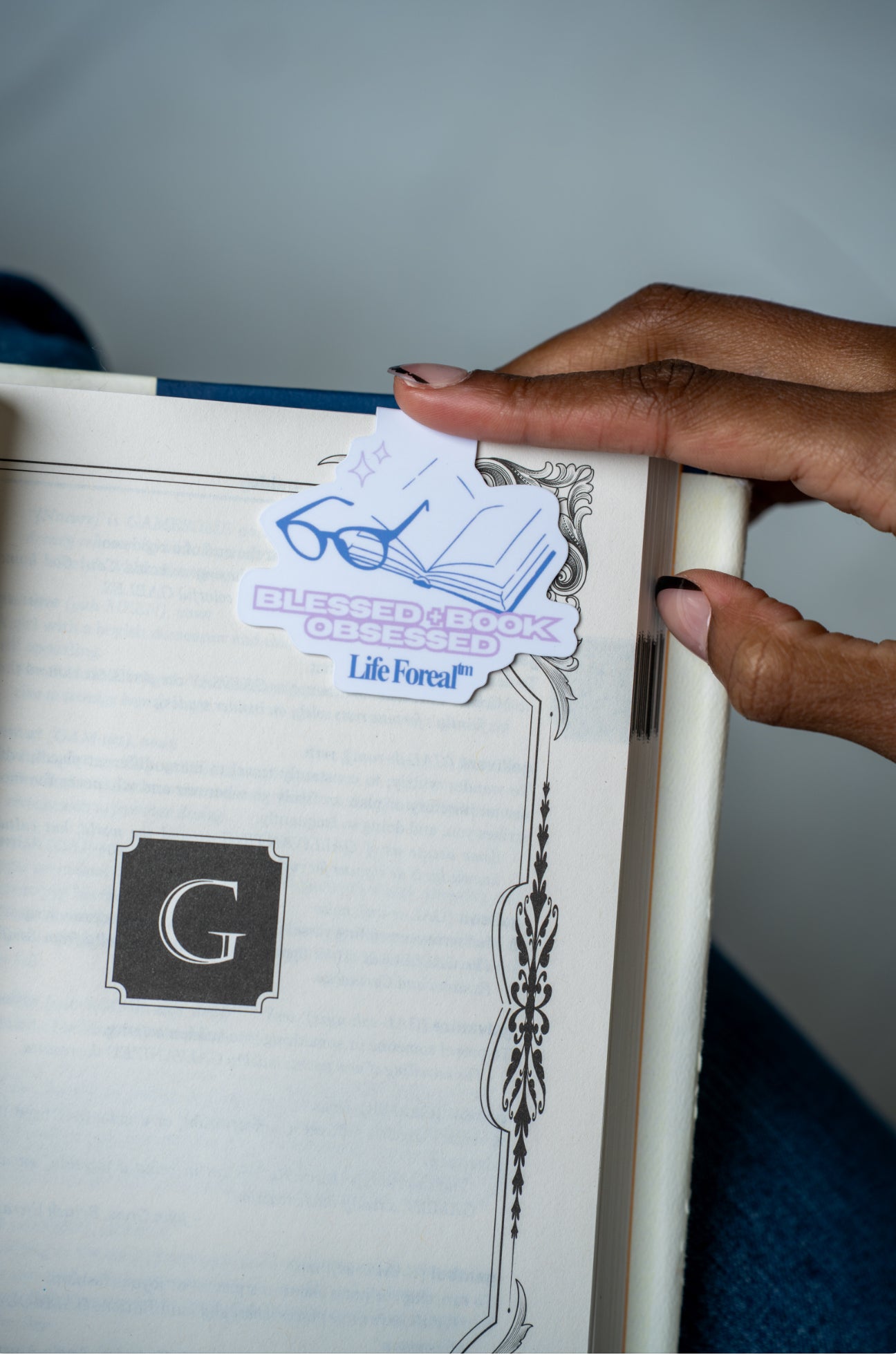 Blessed + Book Obsessed- Magnetic Bookmark