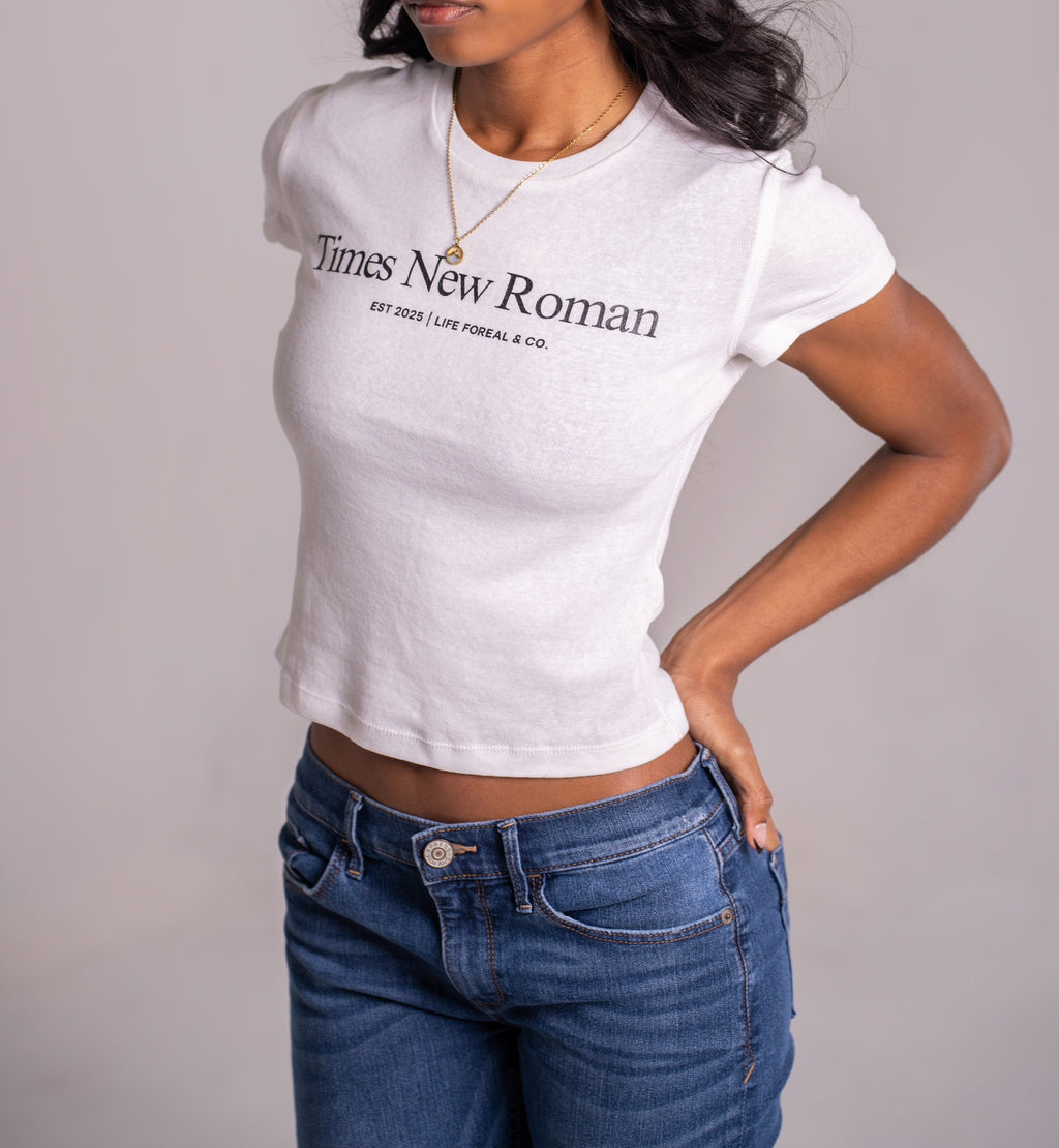 Times New Roman Crop top