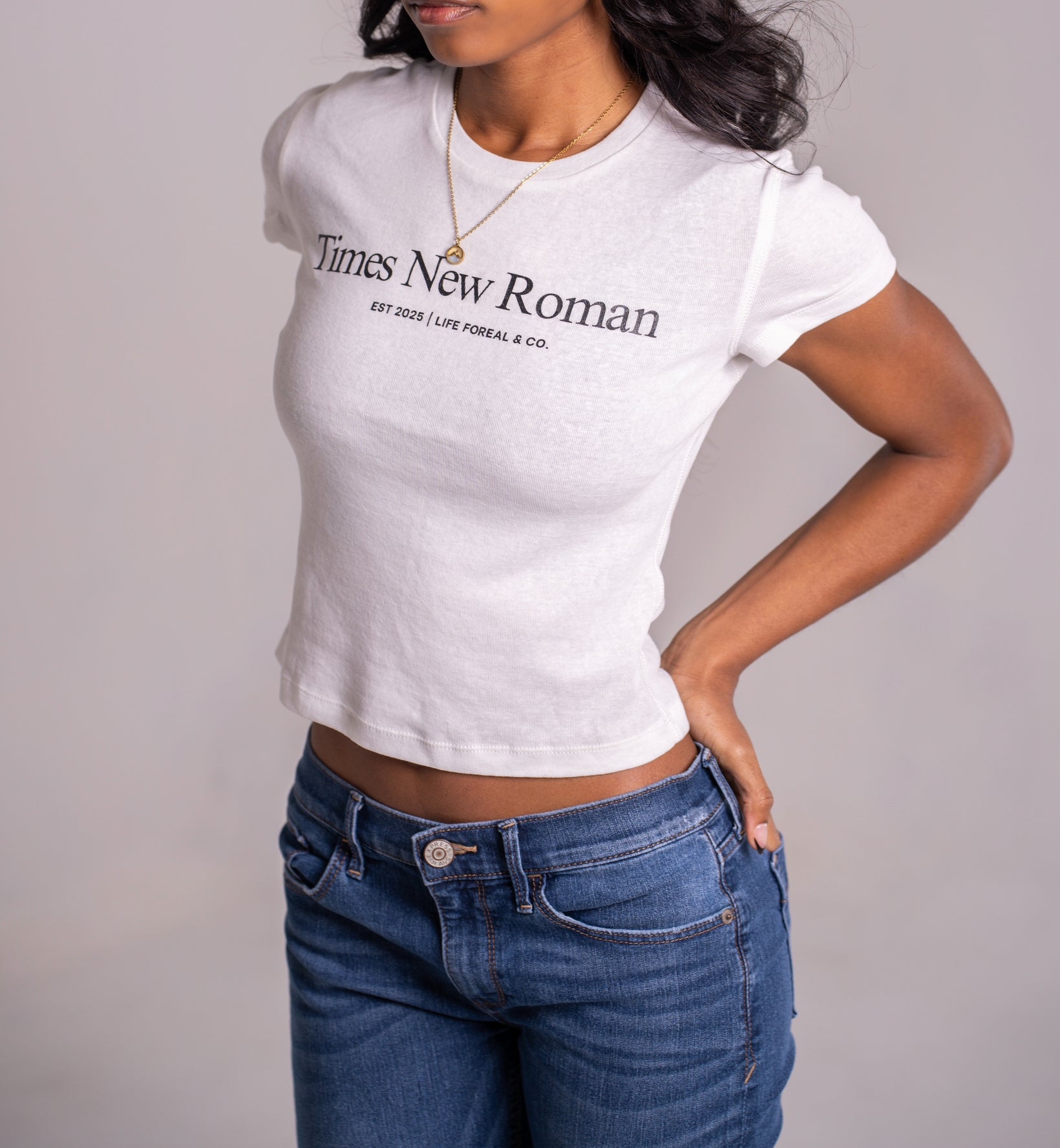Times New Roman Crop top