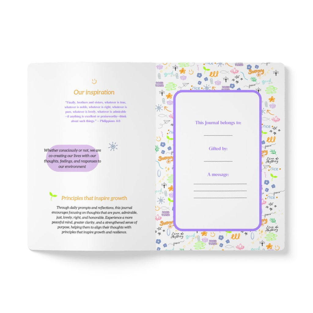 Daily focus Journal - Think on good things