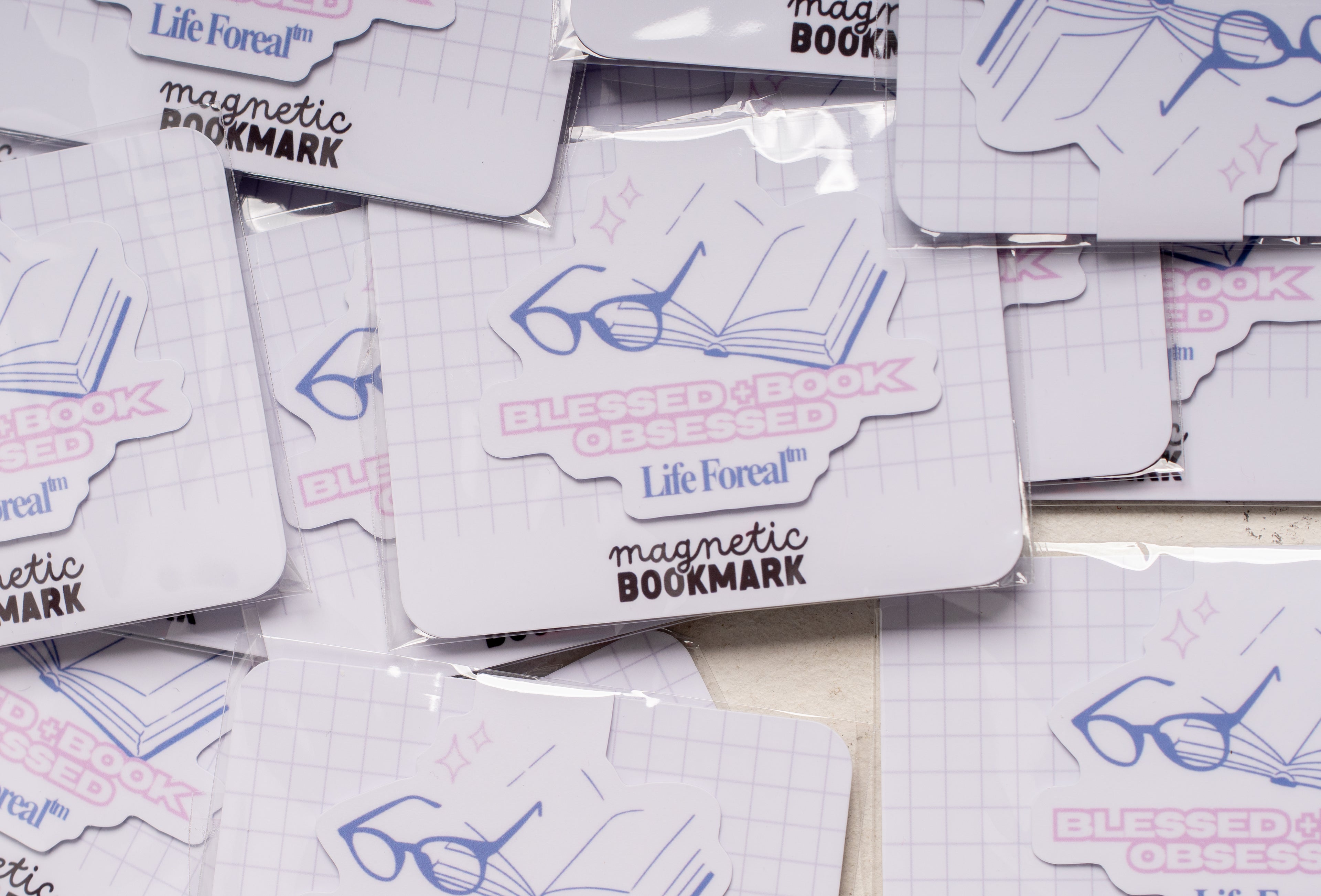 Blessed + Book Obsessed- Magnetic Bookmark
