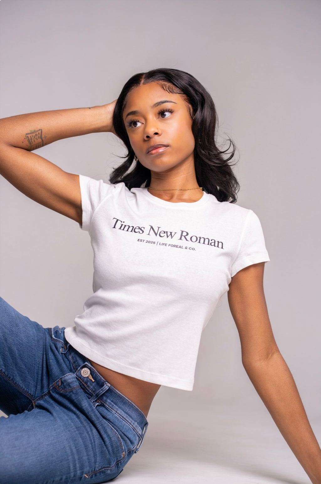 Times New Roman Crop top